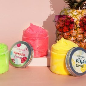 Kit como hacer exfoliantes cremosos de frutas. Materiales e instrucciones Kit como hacer exfoliantes cremosos de frutas. Materiales e instrucciones