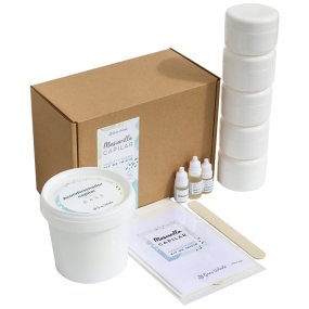 Kit fazer mascara capilar. Materiais e intruçoes