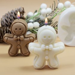 Kit completo da Gran Velada para fazer duas velas de boneco de biscoito