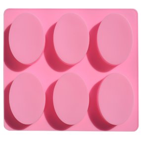 Molde 6 pastillas ovaladas Molde 6 pastillas ovaladas