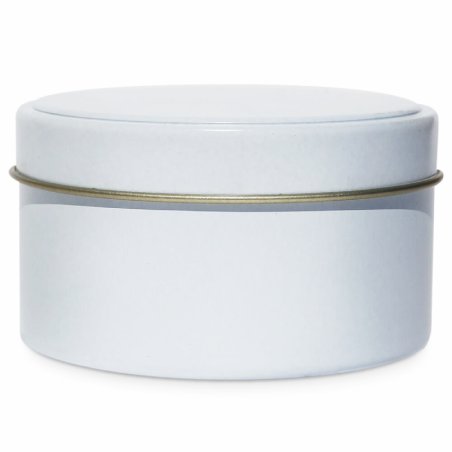 Tarro blanco de aluminio