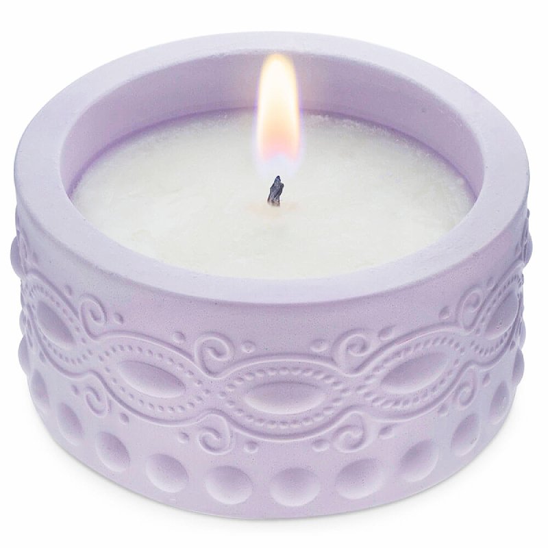 Molde recipiente con tapa para velas Regal