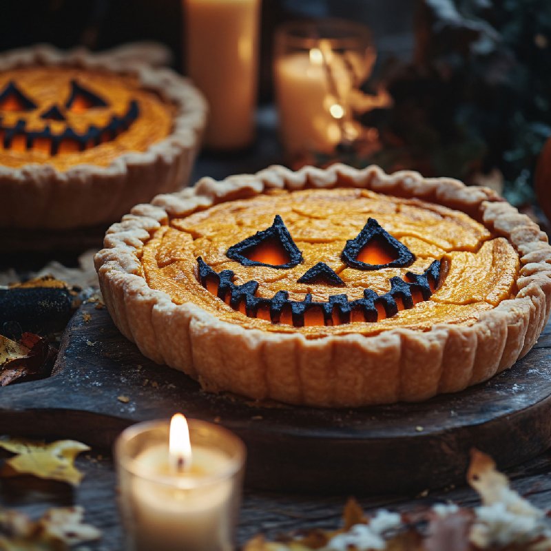 tarta de calabaza halloween