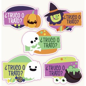 Pegatinas truco o trato Pegatinas truco o trato