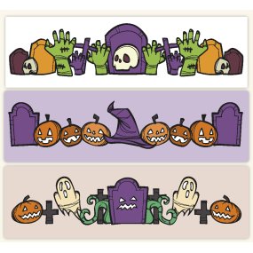 Pegatinas fantasmales Halloween para vasos de policarbonato Pegatinas fantasmales Halloween para vasos de policarbonato