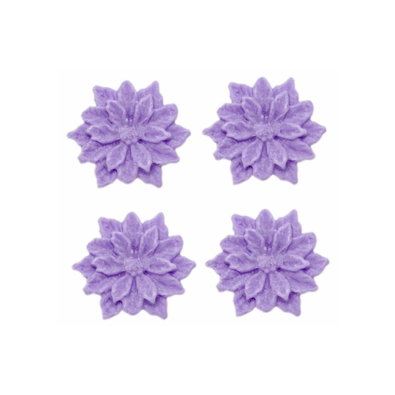Moule poinsettia pour bougies