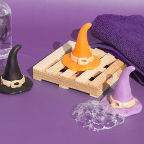 Molde sombrero de bruja Halloween Molde sombrero de bruja Halloween