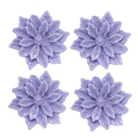 Molde 4 flores de pascua Molde 4 flores de pascua