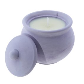 Moule contenant avec couvercle pour bougies Aura