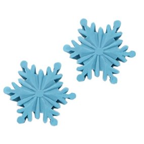 Molde estrela de neve para velas