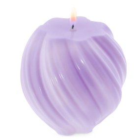 Moule bougie boule rainurée