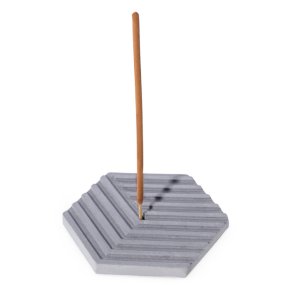 Moule porte-encens géométrique rayé