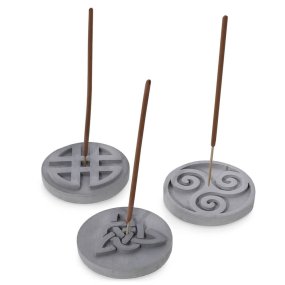 Moule porte-encens 3 cavités motifs celtiques