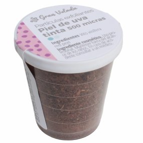 Particulas esfoliantes de pele de uva tinta 500 microns Particulas esfoliantes de pele de uva tinta 500 microns