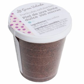 Particulas esfoliantes de pele de uva tinta doce 300 microns