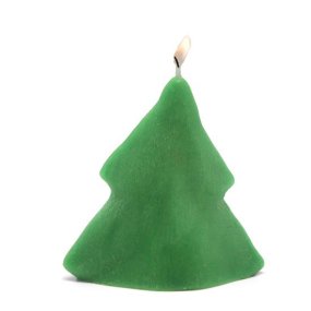 Molde para hacer velas arbol nevado