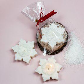 Kit pour fabriquer des bougies étoile de glace de Noël. Matériaux et instructions