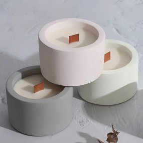 Molde mini vaso de cimento