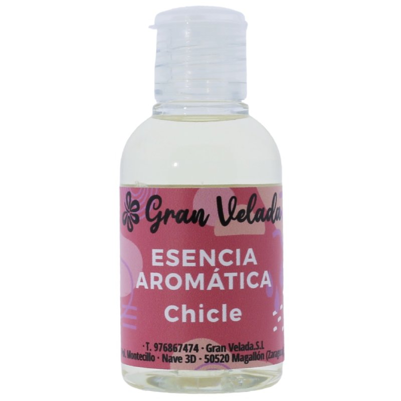 Esencia aromatica de chicle