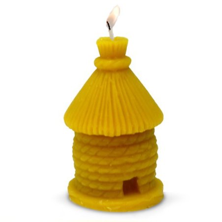 Molde Apícola Casinha Redonda, para fazer velas de cera de abelhas.
