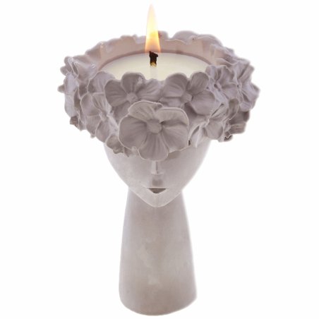 Molde recipiente de velas jardin