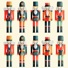 Pegatinas 10 cascanueces