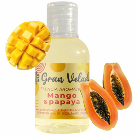 Esencia de mango y papaya