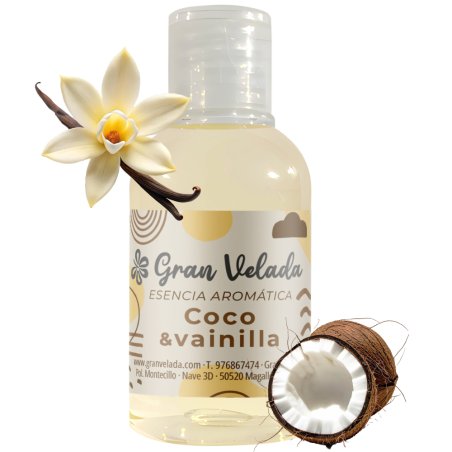Essência aromática coco-baunilha