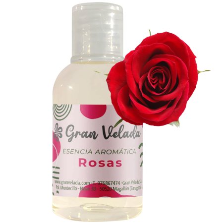 Essência aromática de Rosas.