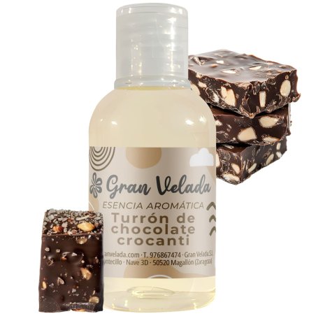 Essência aromática torrão de chocolate crocante