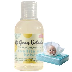 Lingettes aromatiques essence bébé Lingettes aromatiques essence bébé