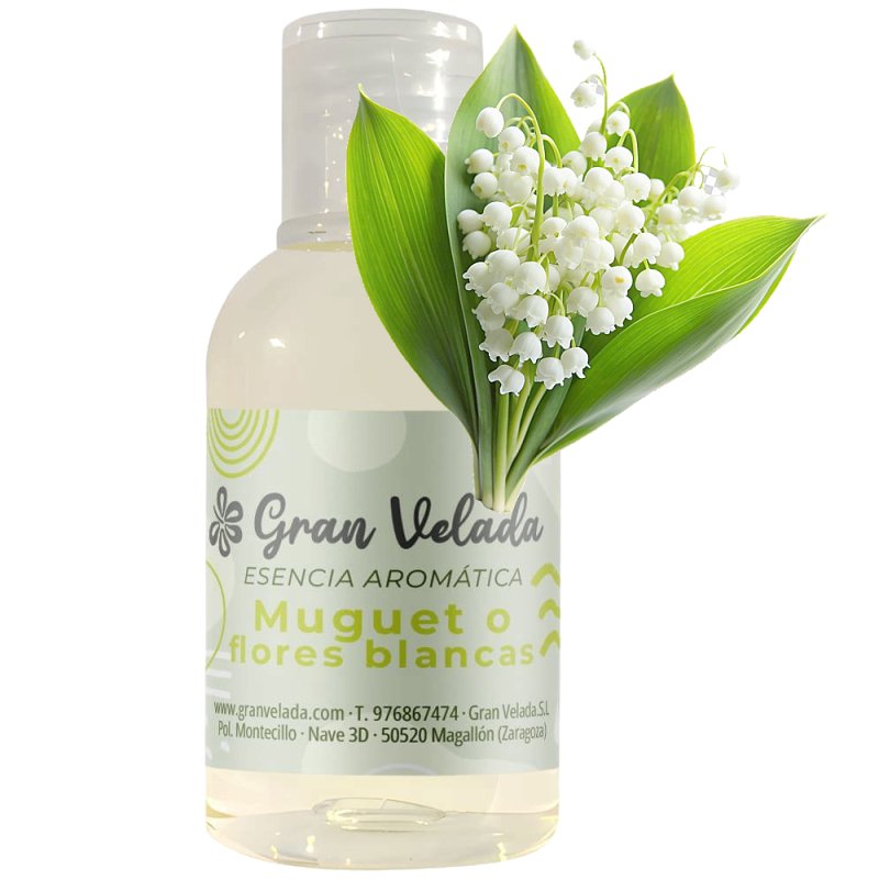 Esencia aromatica de muguet o flores blancas