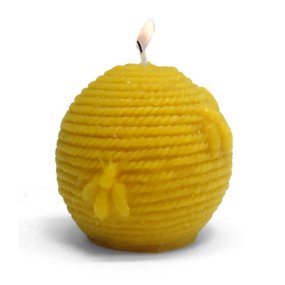 Sphère de moule de bougie avec des abeilles Sphère de moule de bougie avec des abeilles