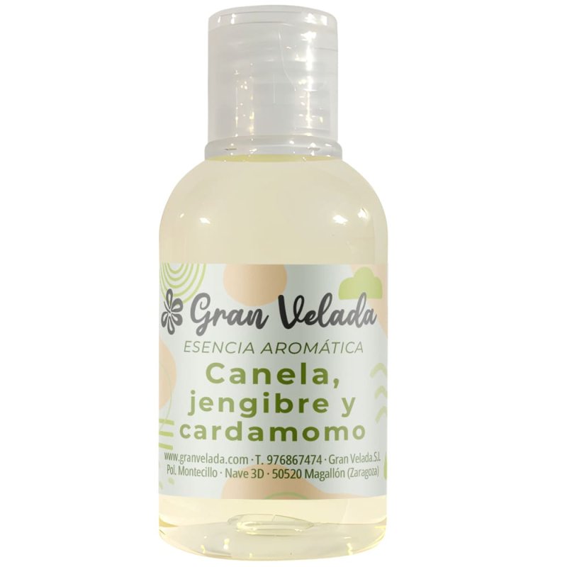 ESENCIA DE CANELA, JENGIBRE Y CARDAMOMO