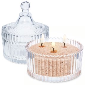 Recipiente 230 ml de vidrio Pezzano Recipiente 230 ml de vidrio Pezzano