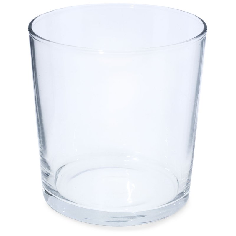 Vaso de cristal para velas