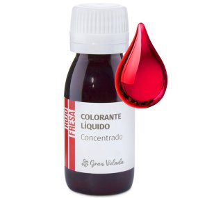 Corante concentrado liquido vermelho morango