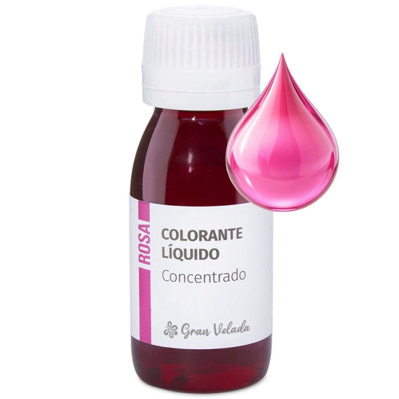 Colorante liquido concentrado rosa