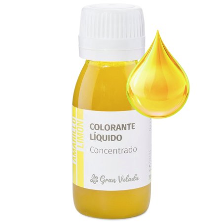 Corante concentrado liquido amarelo limao