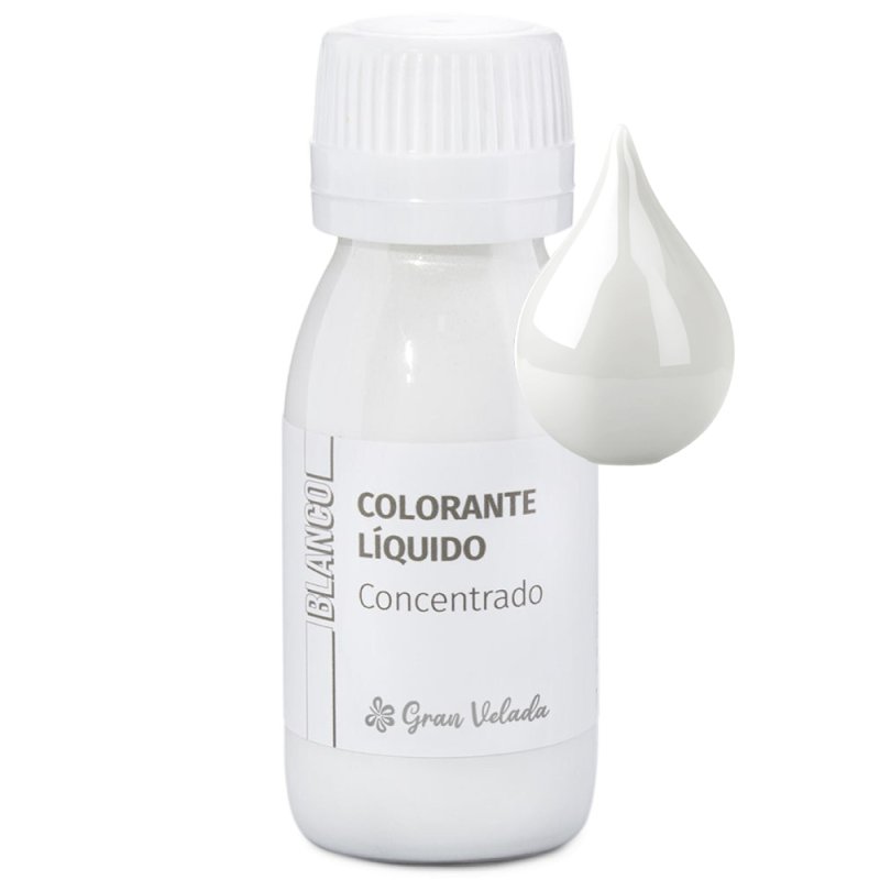 Colorante blanco liquido concentrado