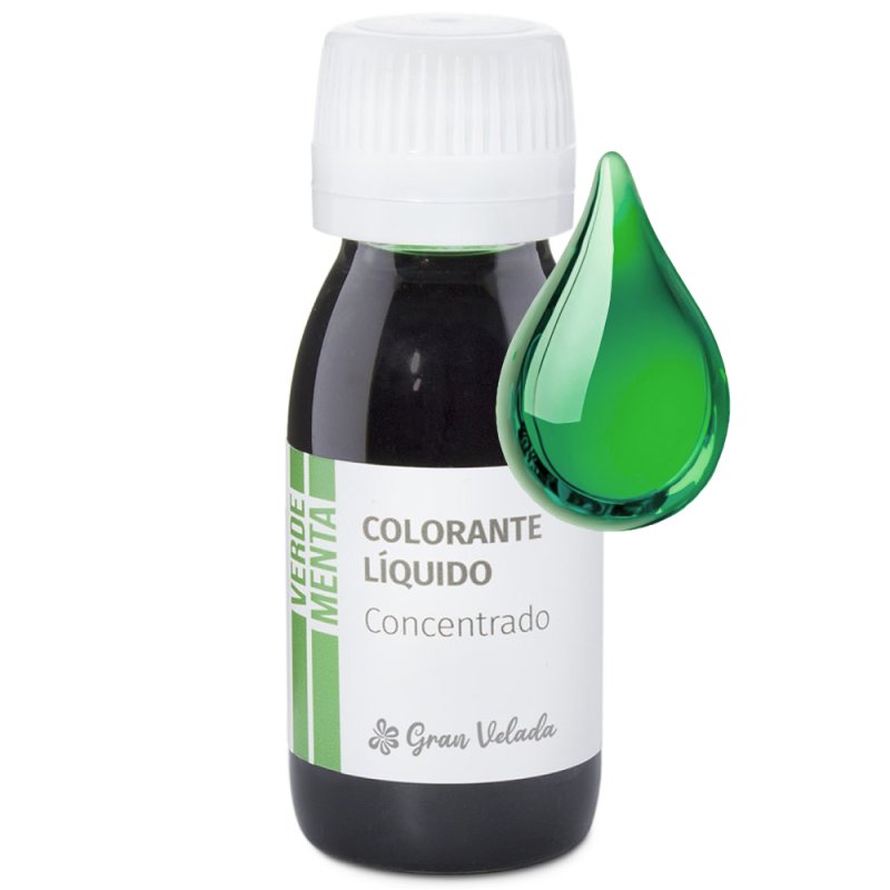 Colorant liquide concentré vert menthe