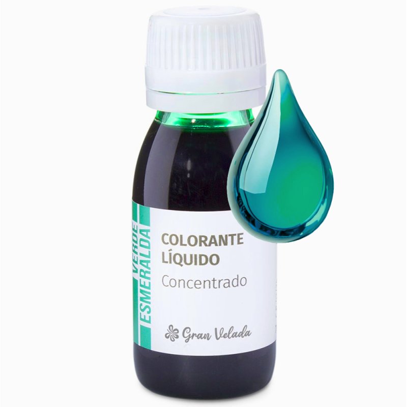 Colorant concentré liquide vert émeraude