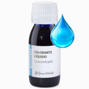 Colorant turquoise liquide concentré
