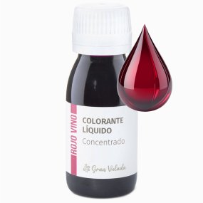 Corante concentrado liquido vermelho vinho