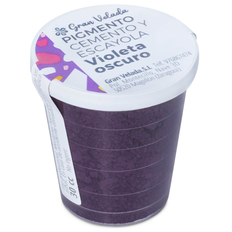 Pigmento violeta escuro para cimento e gesso