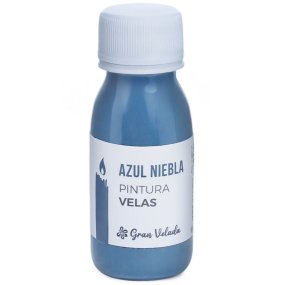 Pintura azul niebla para velas Pintura azul niebla para velas