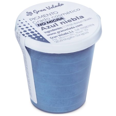 Pigmento em pó azul névoa para sabão