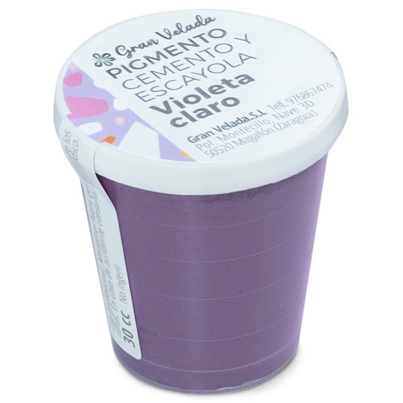 Pigmento violeta claro para cimento e gesso