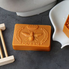 Molde pastilha de sabão abelha rainha