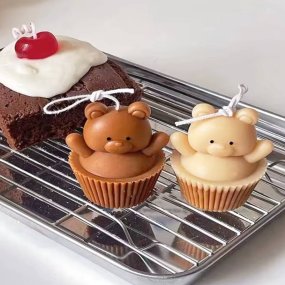 Molde osito cupcake Molde osito cupcake